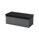 Keter Darwin 380L Plastic Storage Box – Grey-oakleysgardenmachine- Free shipping