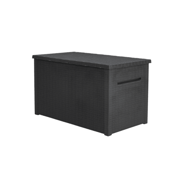Keter Java 870 Litre Plastic Storage Box ? Grey-oakleysgardenmachine- Free shipping
