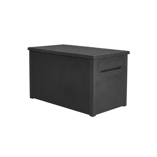 Keter Java 870 Litre Plastic Storage Box ? Grey-oakleysgardenmachine- Free shipping