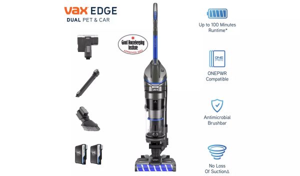 Vax Edge Dual Pet & Car Cordless Upright Vacuum Cleaner
