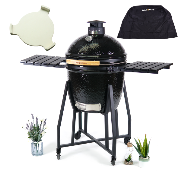 Kamado X Classic BBQ Bundle Black